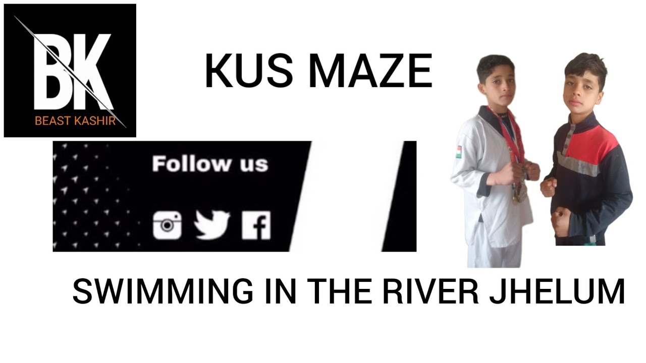 SWIMMING IN RIVER SUKHNAG || BEAST KASHIR