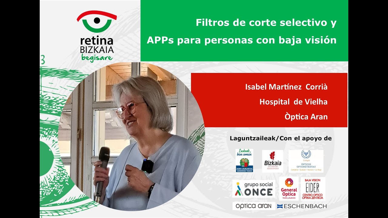 FILTROS Y APPS para personas con discapacidad visual.