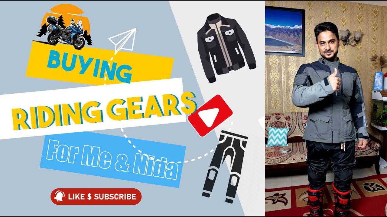 Buying  Riding Gear for Me & Nida | Gear Shopping Experience 🏍️