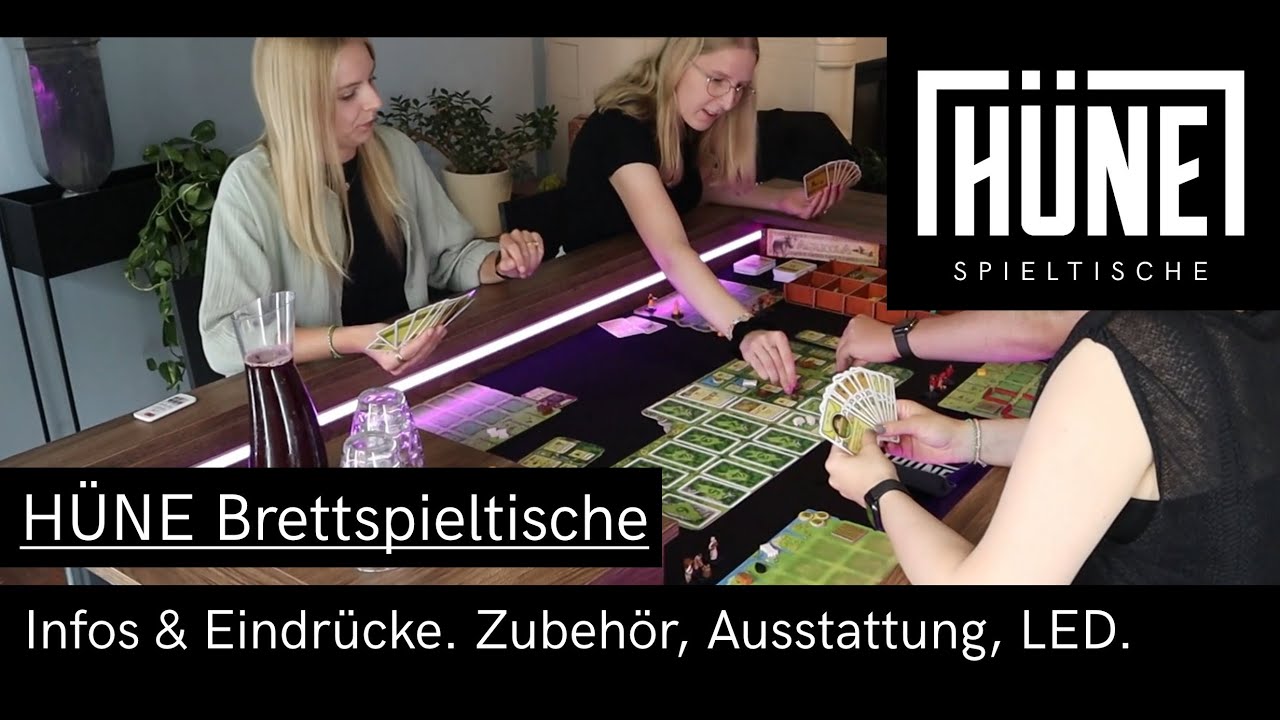 H&Uuml;NE Spieltische - Brettspieltische in guter Qualit&auml;t - von Spielern f&uuml;r Spieler.