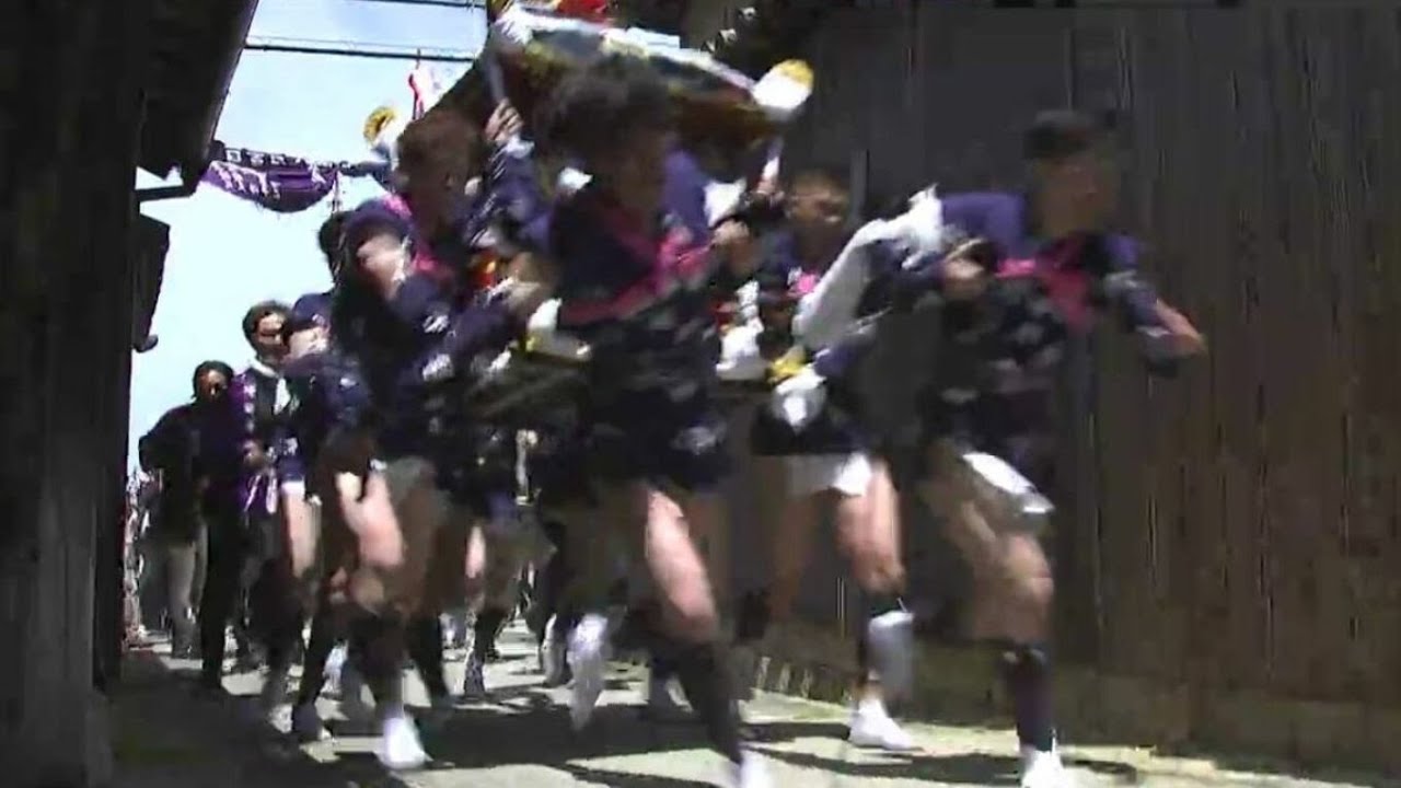 神輿は「島の宝」島民160人未満の島で4年ぶりの走り神輿（岡山・真鍋島）