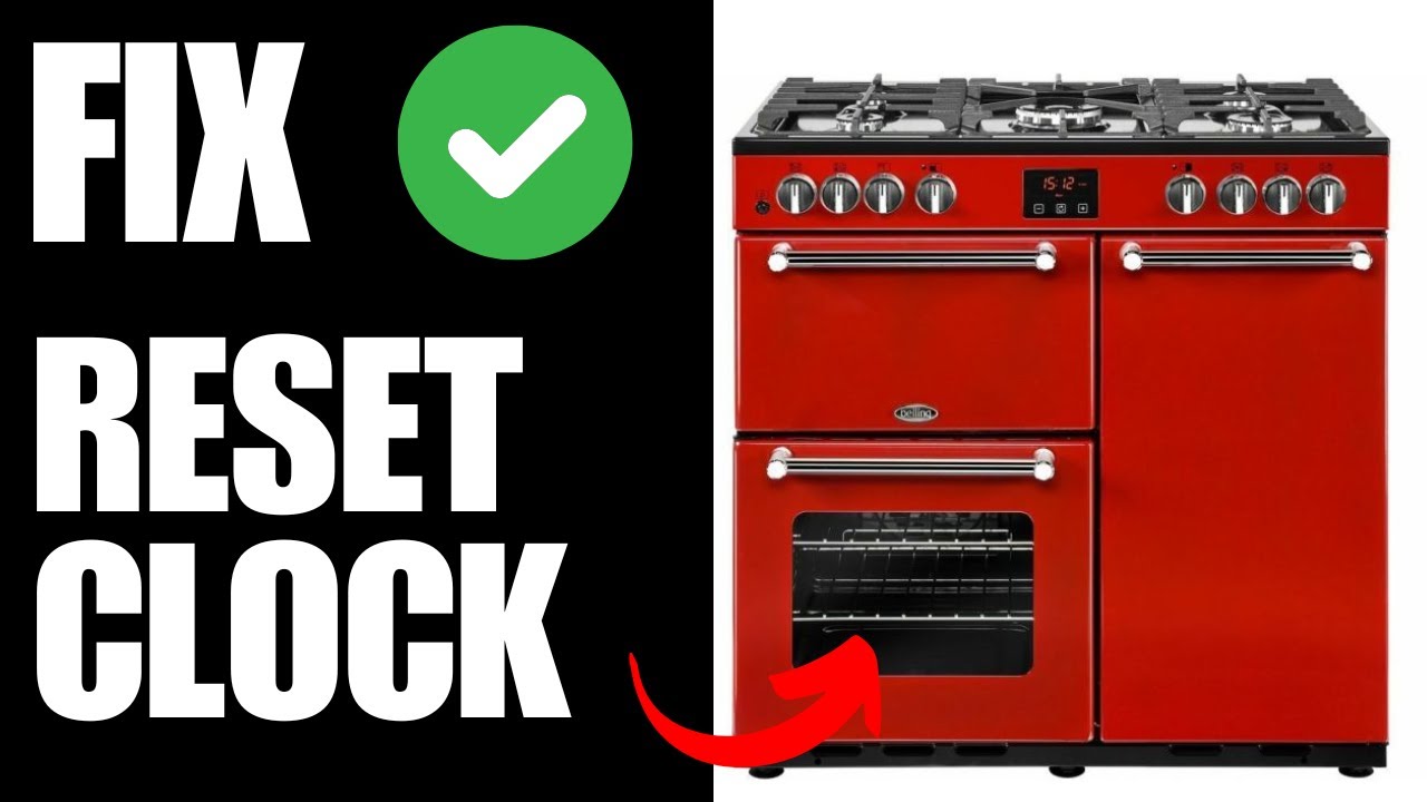 Как сбросить часы на духовке Belling Range