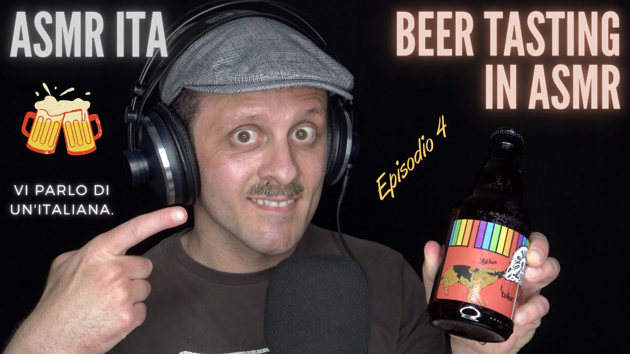 ASMR ITA | Le RILASSANTI birre artigianali di Pit. Ep. 4 | Beer Tasting & Eating Sounds 🍺🥜😌