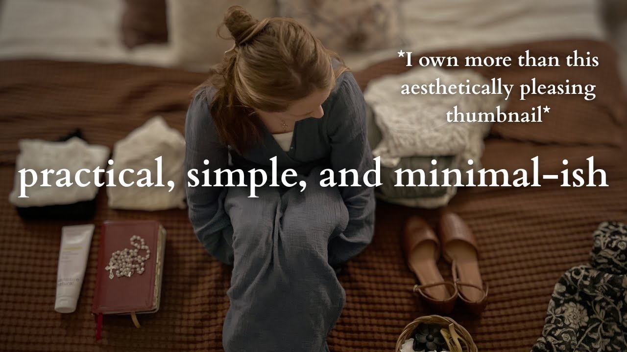 everything I own as a minimalist | cozy minimalism