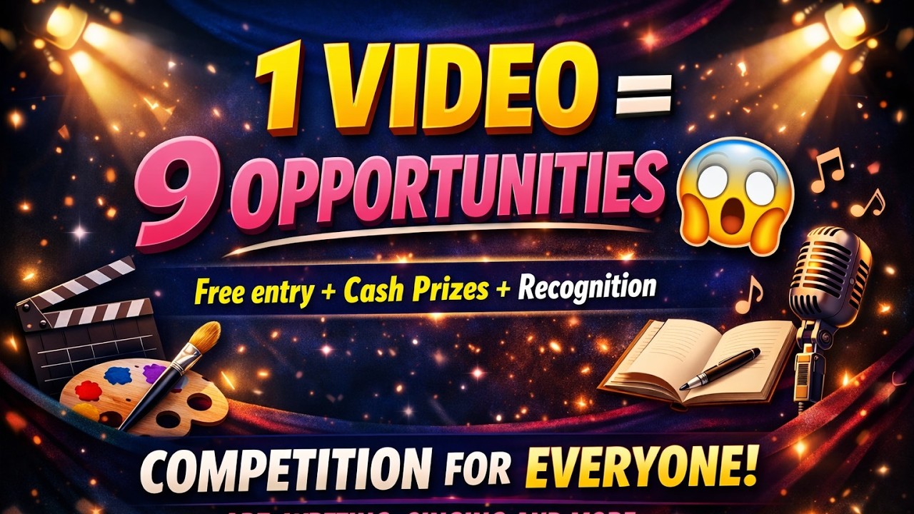 9 Amazing Free Competitions 😱 || Free Online Contest 2026 || Get Cash prizes and Certificates