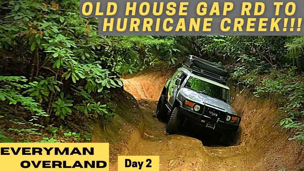 Приключение по суше от Old House Gap Road до Hurricane Creek!