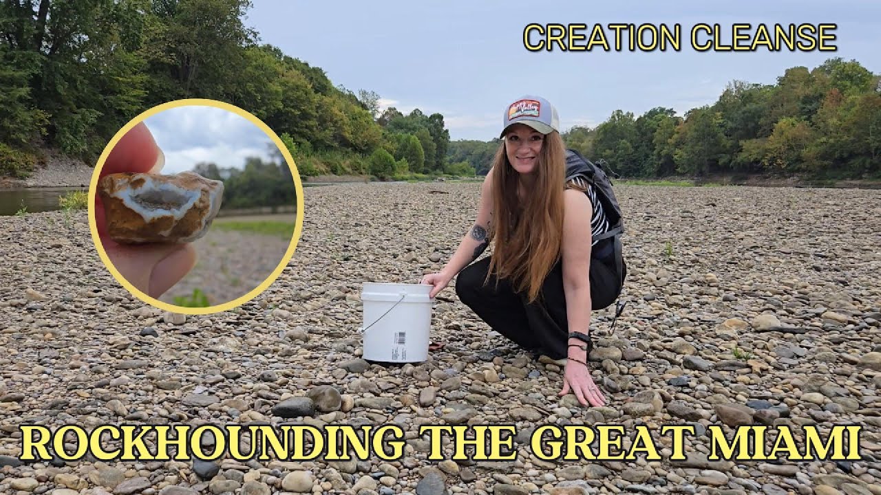 Rockhounding in Southwest Ohio on the Great Miami River~ Agates, Artifacts, Fossils & more!