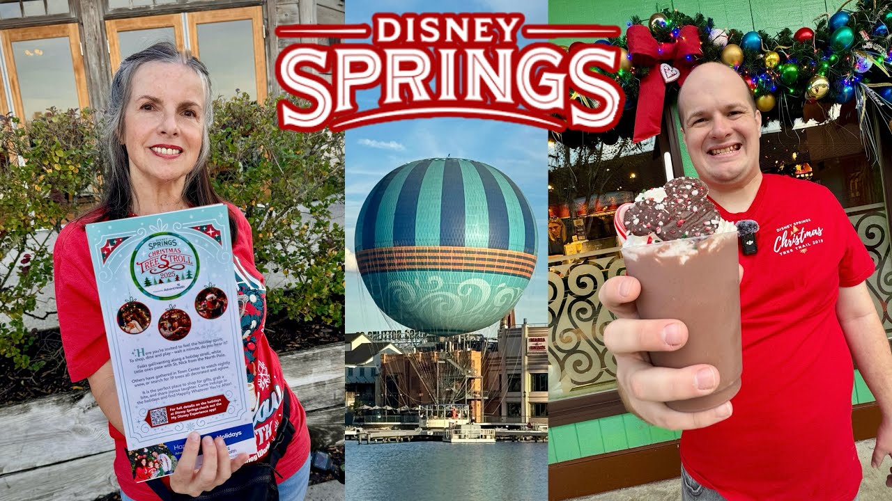 Праздники для всей семьи и друзей в Disney Springs! Рождество в Walt Disney World 2025