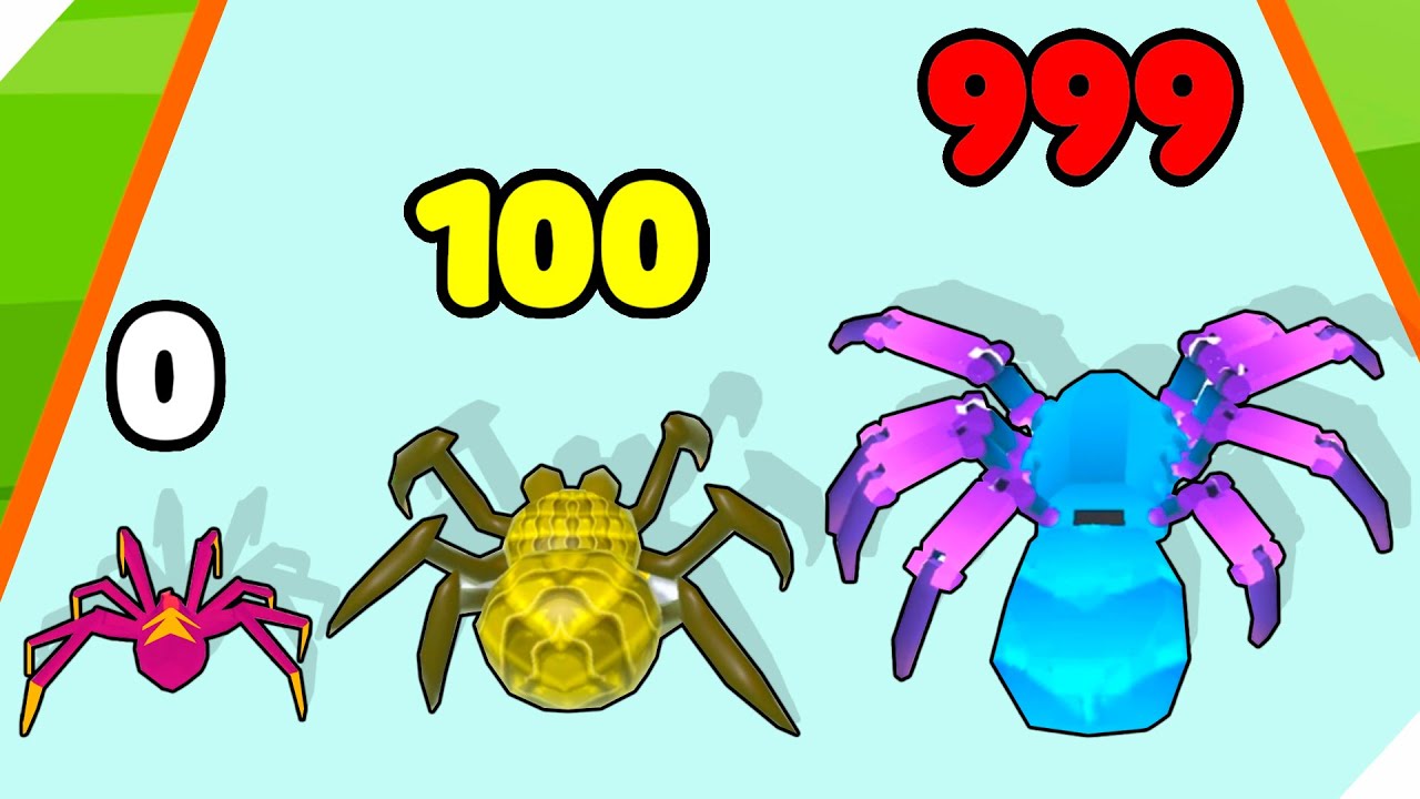 🌞ЭВОЛЮЦИЯ ПАУКА! Spider Evolution Runner