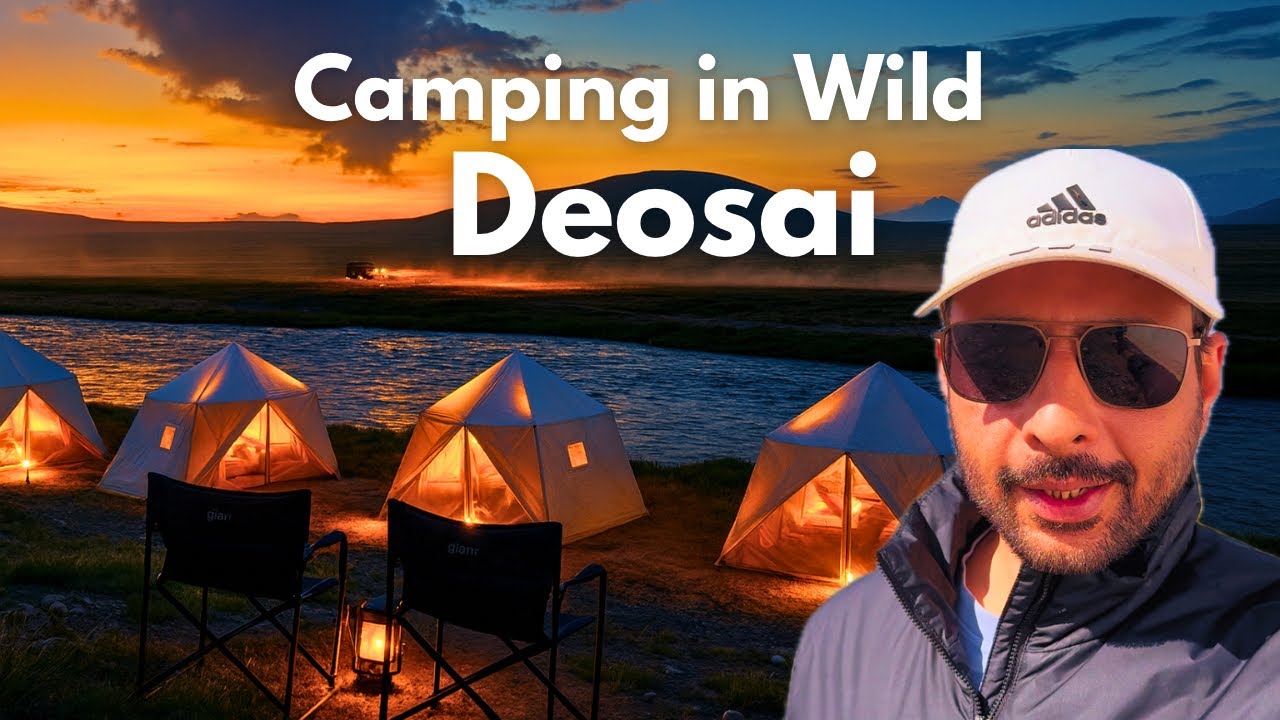 Spending Night in the Wild at Bara Pani Deosai National Park Skardu | Land of Giants |Glamp Pakistan