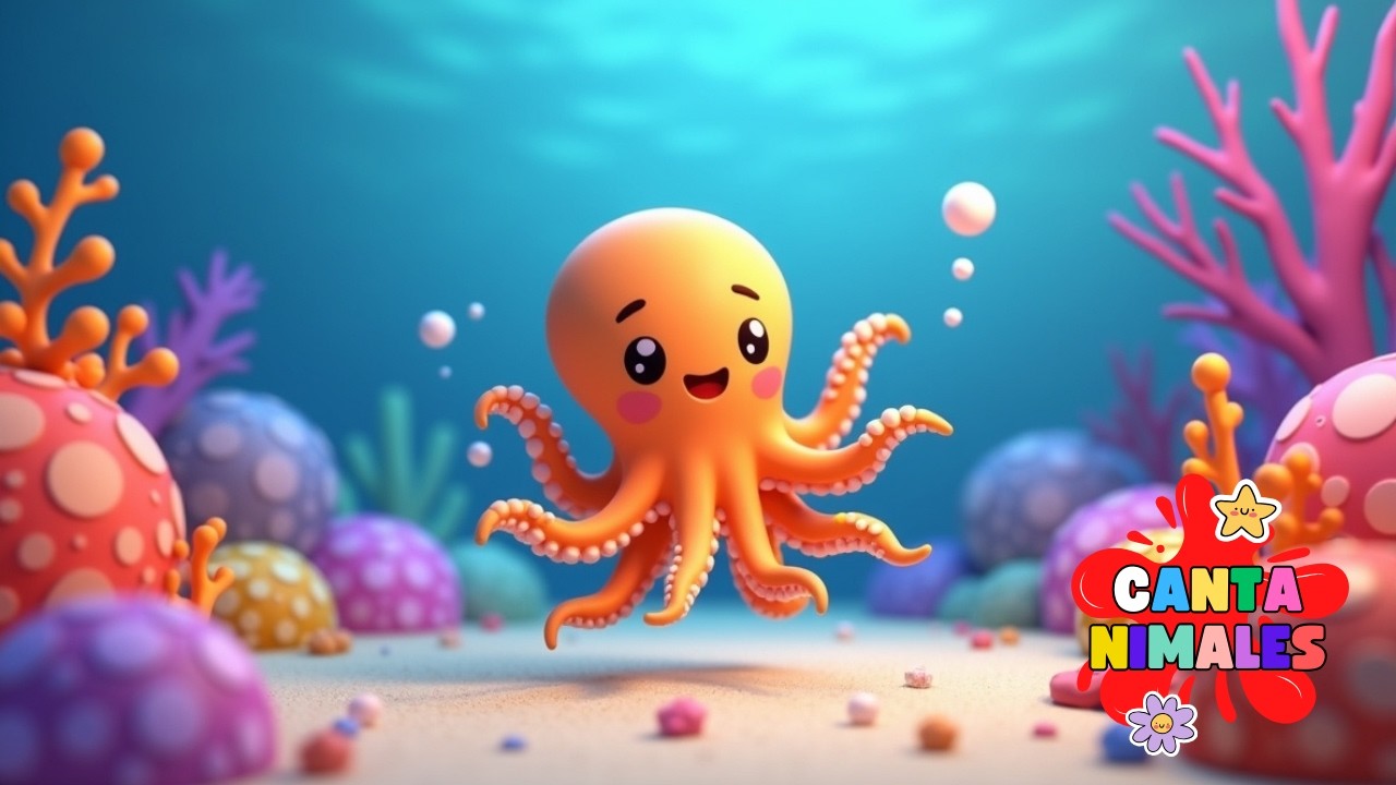 🎵 Sonidos del mar – Canción infantil con animales para aprender