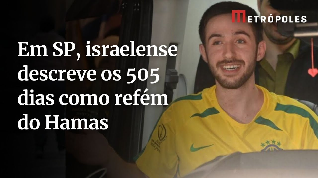Em SP, israelense descreve os 505 dias como refém do Hamas