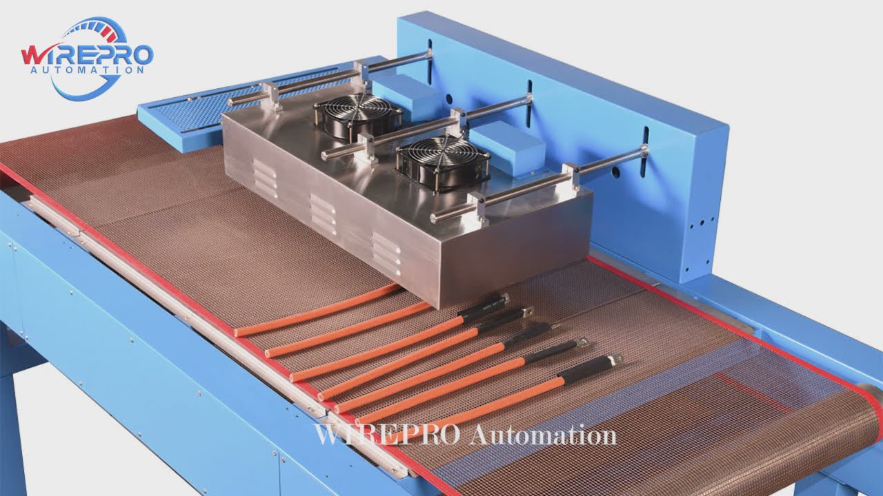 RD-65BM Conveyor belt double-sided heat heat-shrinkable tube heating machine