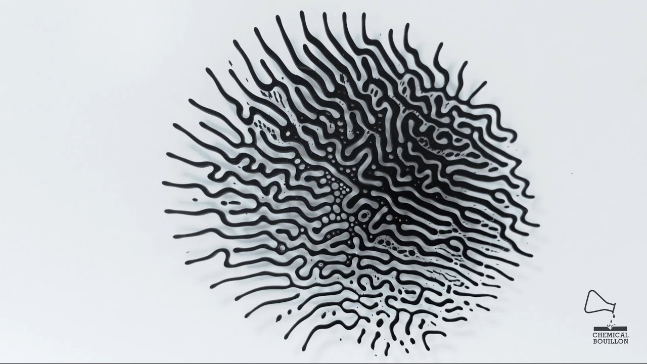 Ferrofluid - Magnetic pattern I