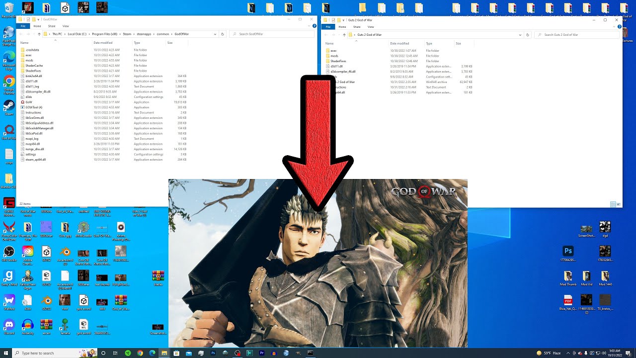 God of War Install Finished Mods Tutorial