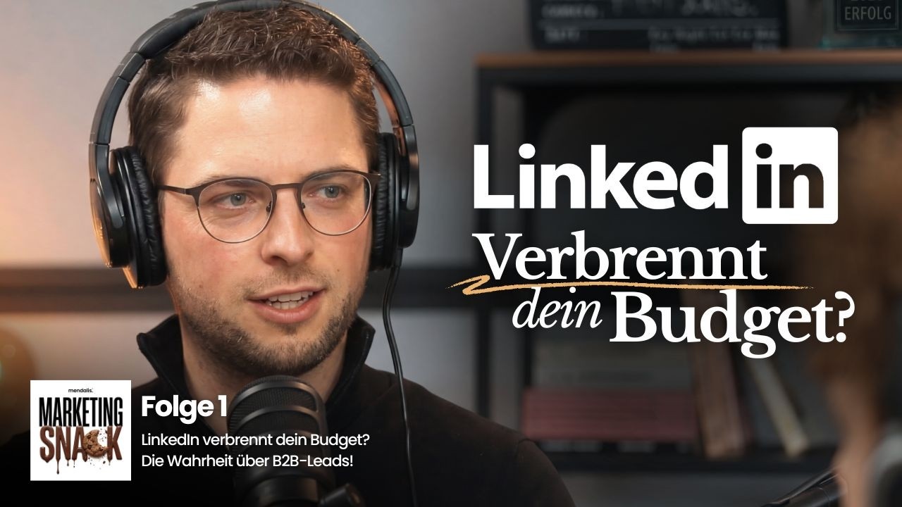 Linkedin verbrennt dein Budget? Die Wahrheit über B2B-Leads! - Marketing Snack Podcast