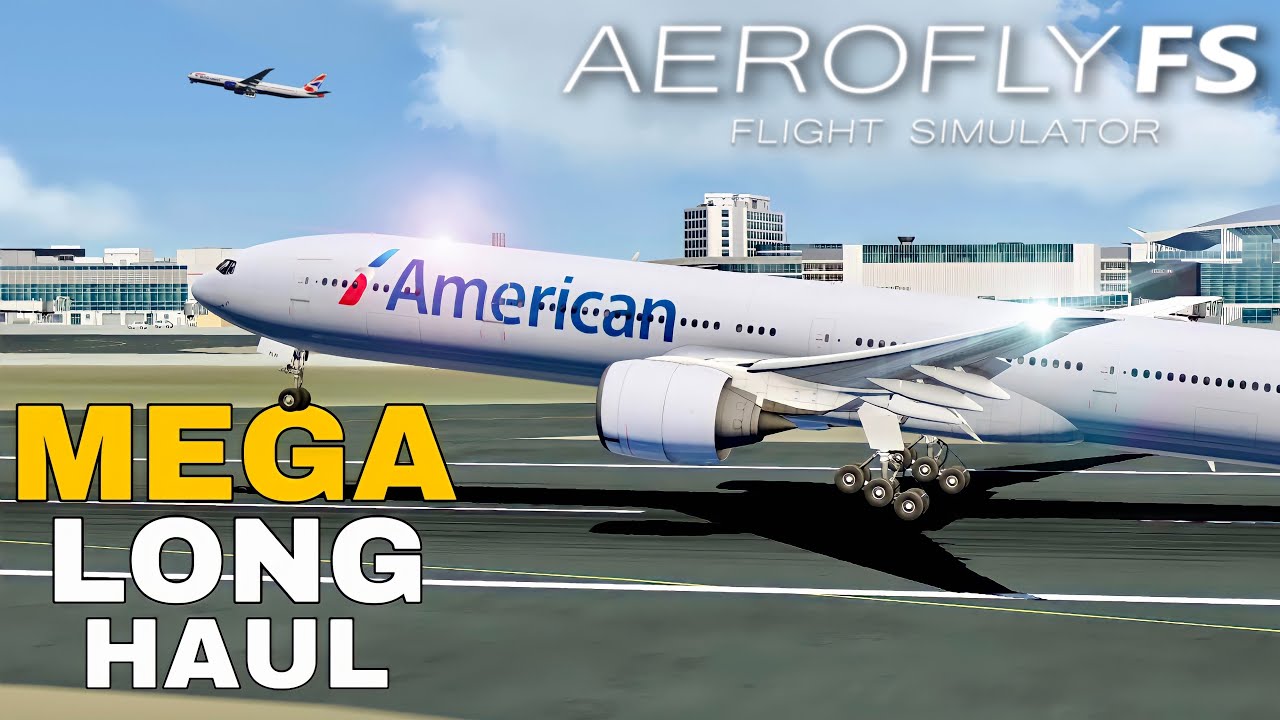 AEROFLY FS 2022 Full Long Haul Flight Heathrow to Denver | Boeing 777