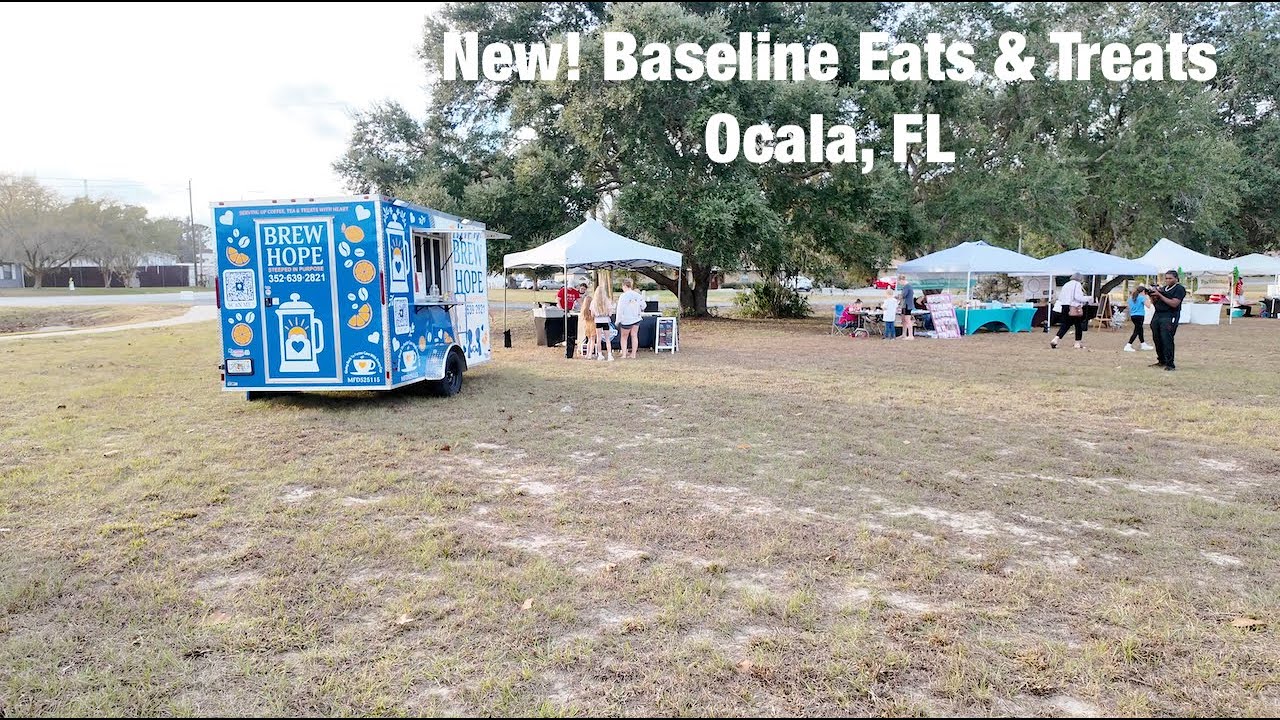 Ocala Florida: Baseline Eats & Treats Food Truck Market Opening Day #Ocala #FoodTruck #Florida