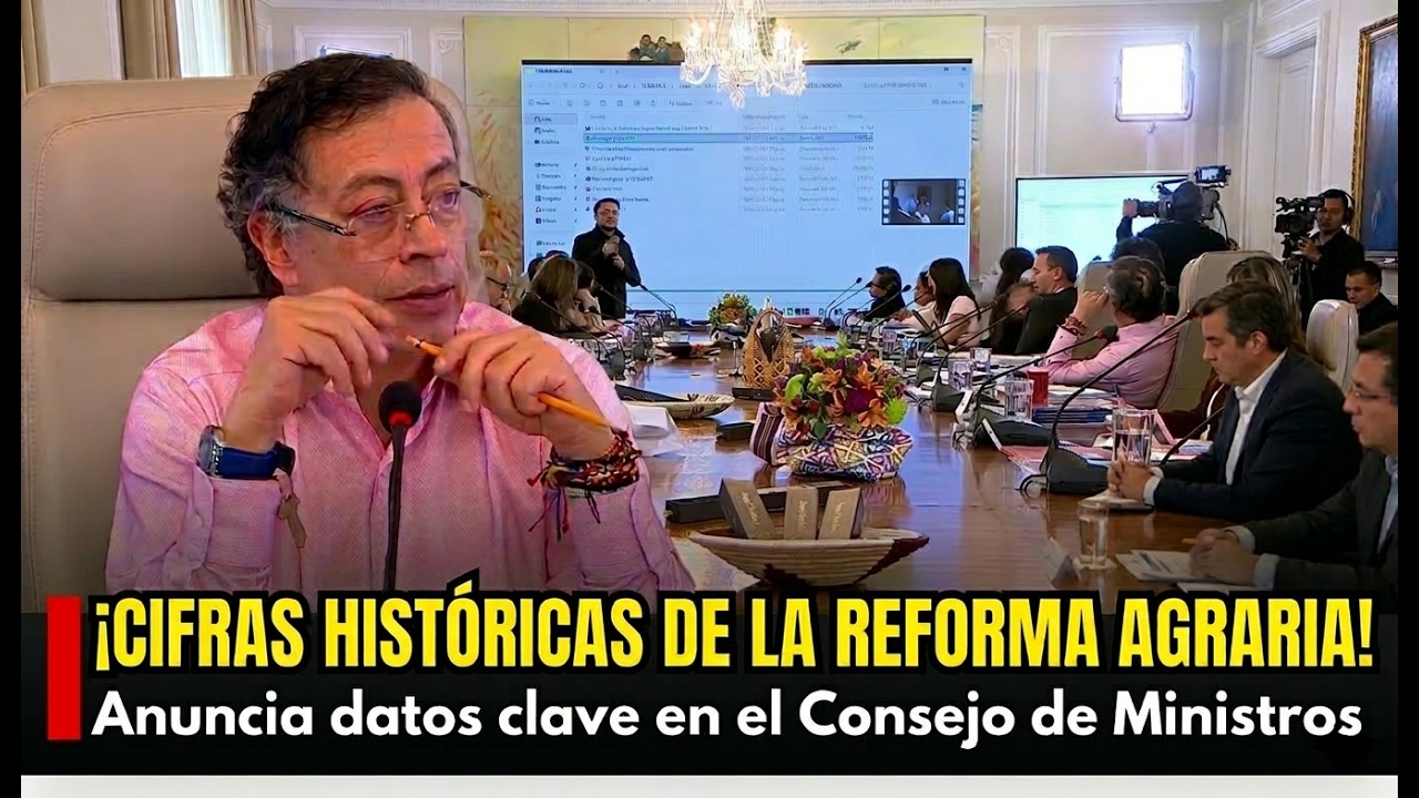 Presidente Petro sorprende con cifras de la Reforma Agraria en Colombia