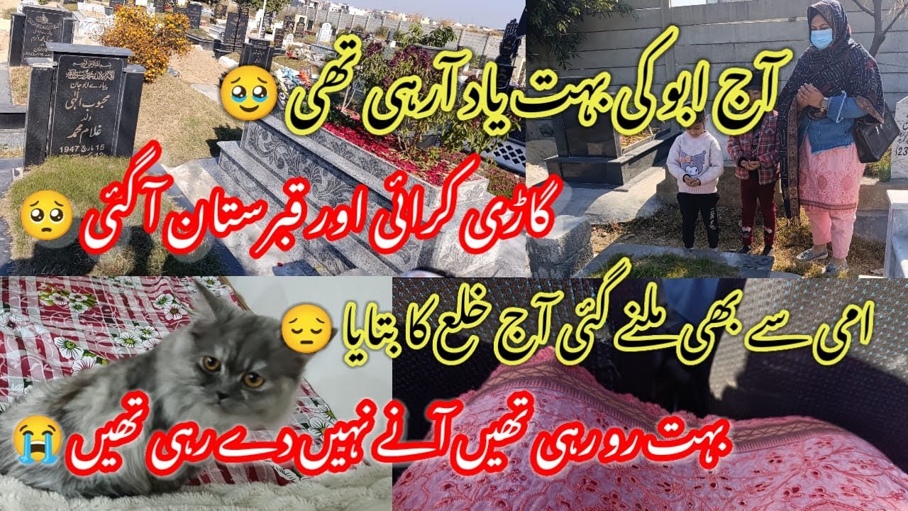 Aj Abo Je Ki Bohat Yaad A Rahi Ti | Qabristan Gai Aur Ami Se Milne Bhi Gai | Mini Vlog
