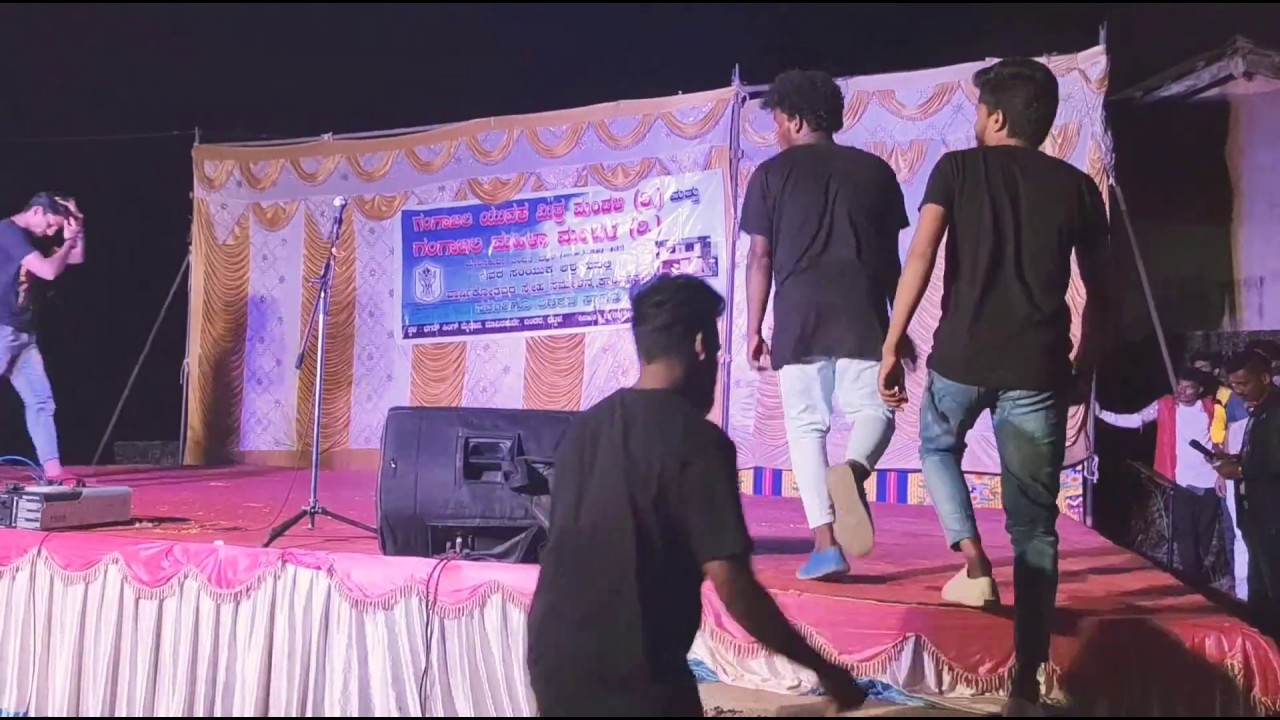 Funny dance performence on stage  HONNEGADDE📍 BOYS🔥 Bhatkal🔥🇮🇳🥰
