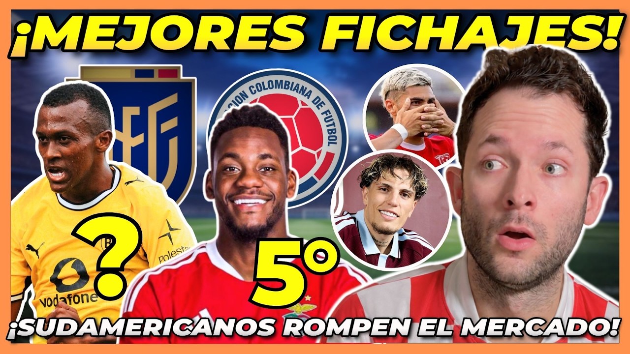 RANKING: LOS 8 MEJORES FICHAJES SUDAMERICANOS DEL 2026 🔥 &iquest;QUI&Eacute;N FICH&Oacute; MEJOR?