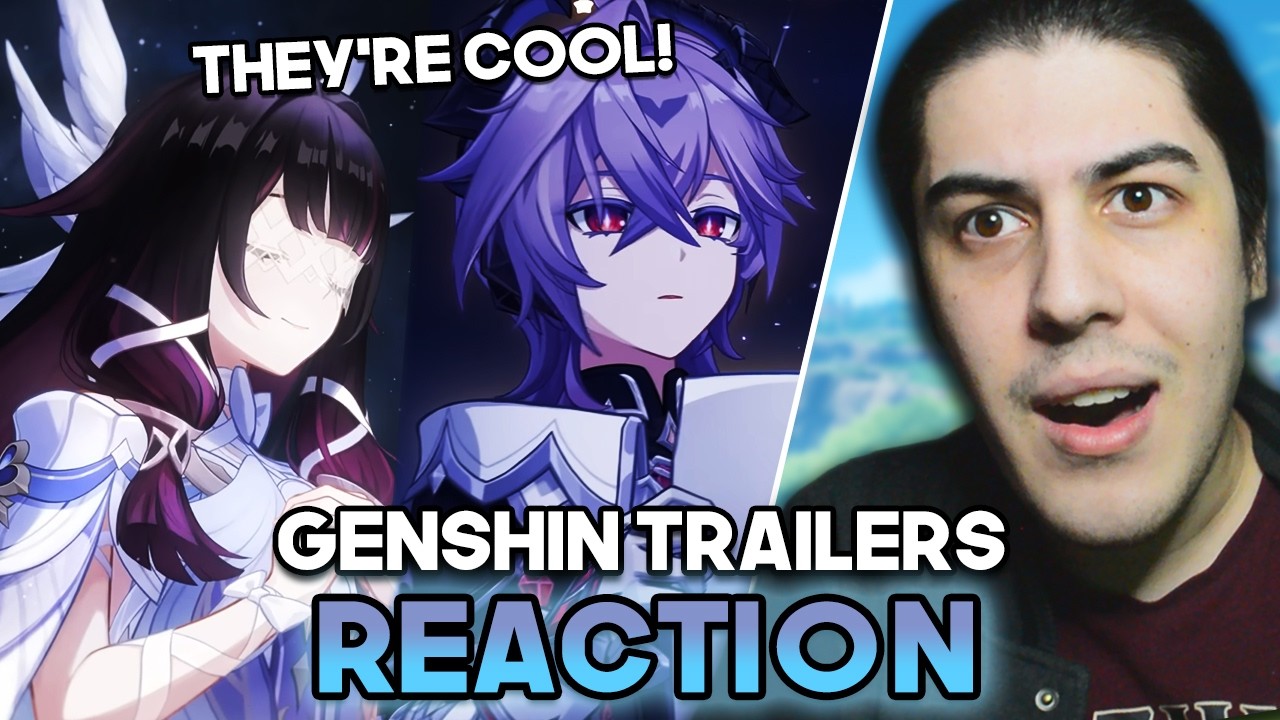 Jent watches MORE Genshin Impact Trailers Reaction! (Varka, Durin, & more!)