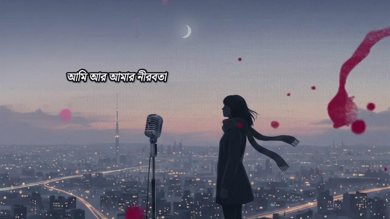 আমি আর আমার নীরবতা | Bengali Sad Song About Loneliness | Emotional Bangla Song