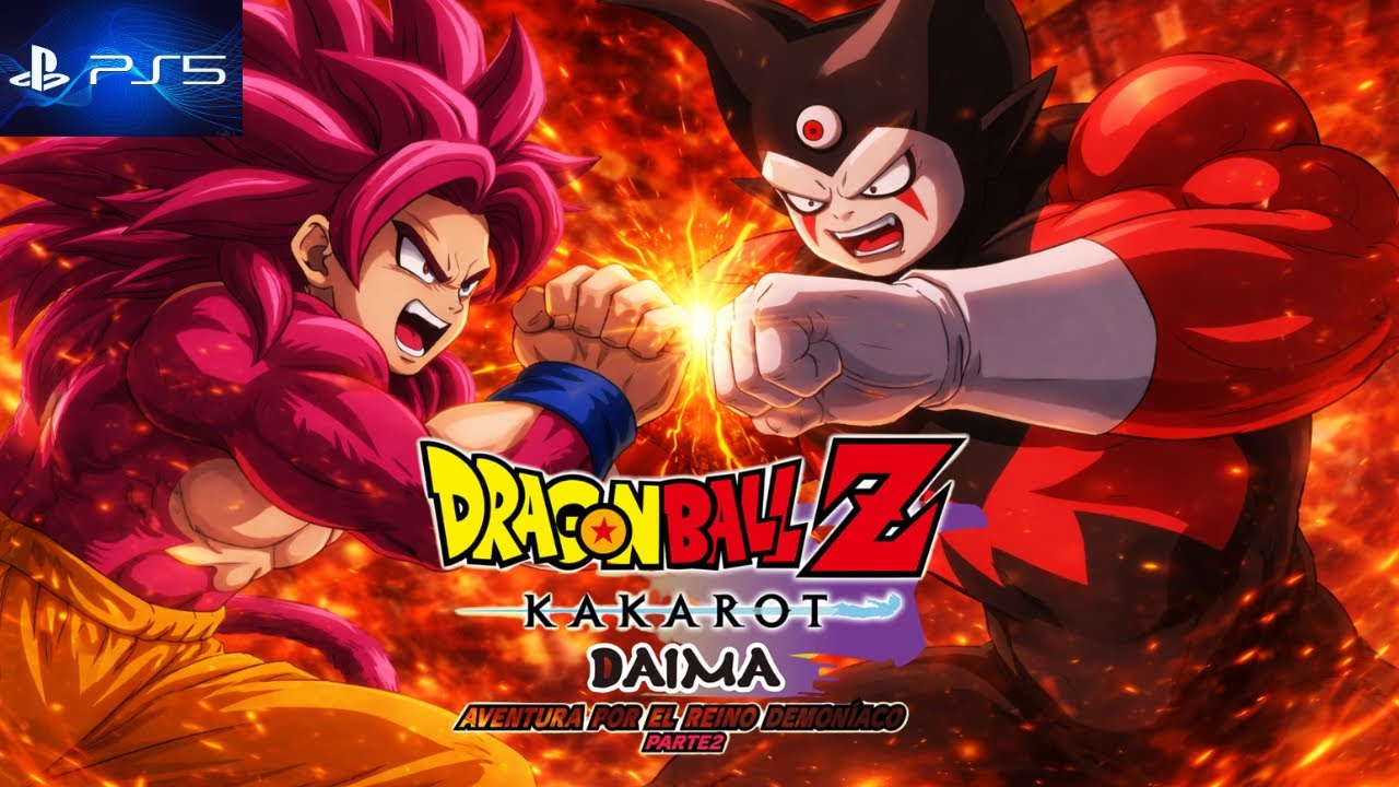 Dragon Ball Z Kakarot derrotando al Rey Gomah 