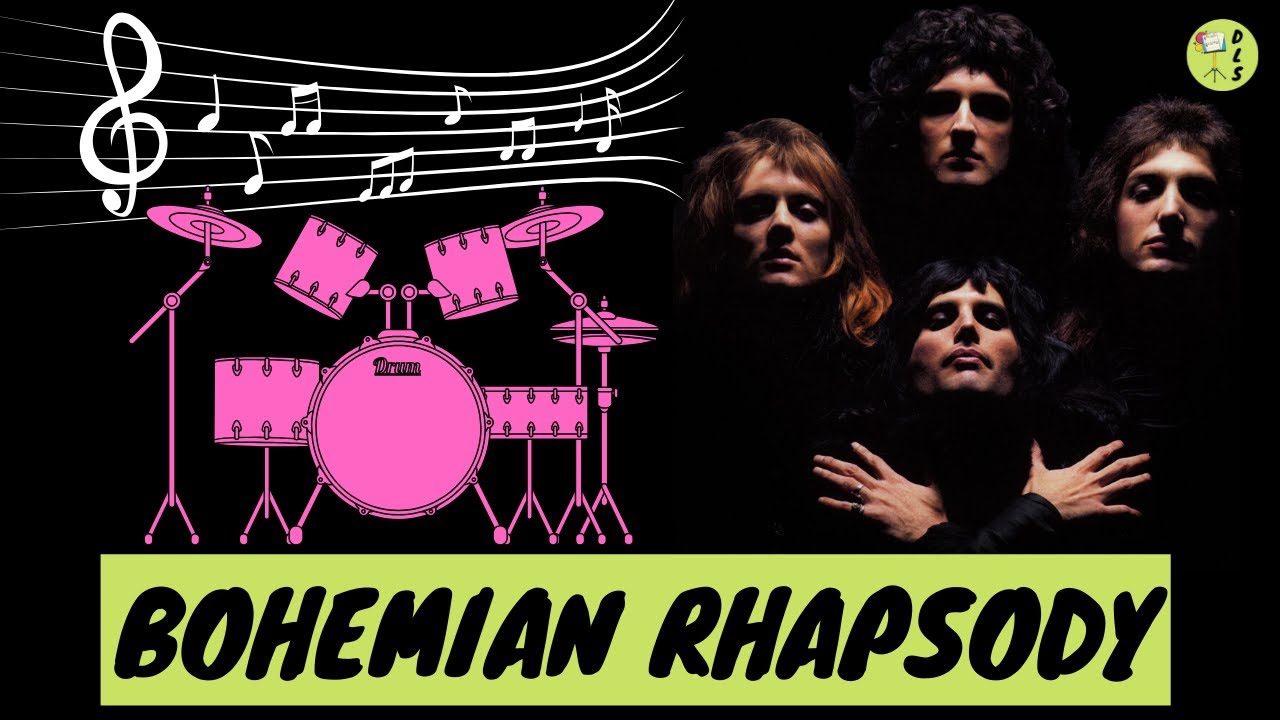 Bohemian Rhapsody - Queen || FREE drum sheet music/score and drum cover