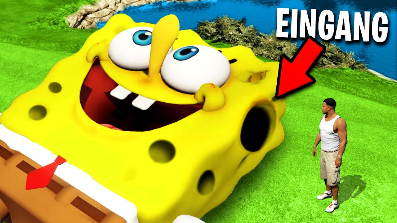 Was ist in SPONGEBOBS KOPF drin in GTA 5?!🧽