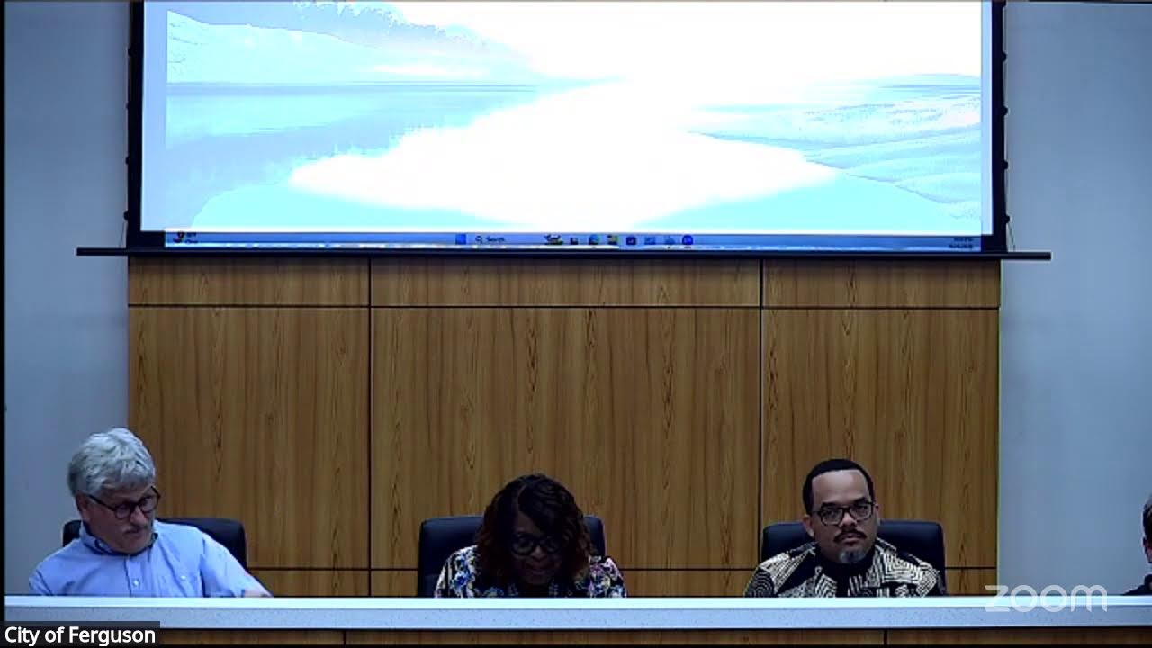 August 26, 2025 Ferguson, MO City Council Meeting