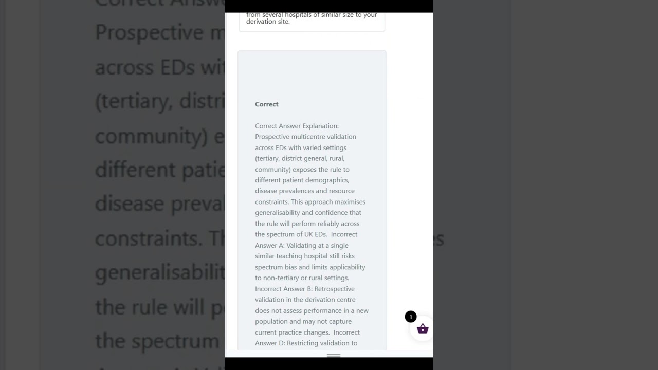 External Validity for FRCEM
