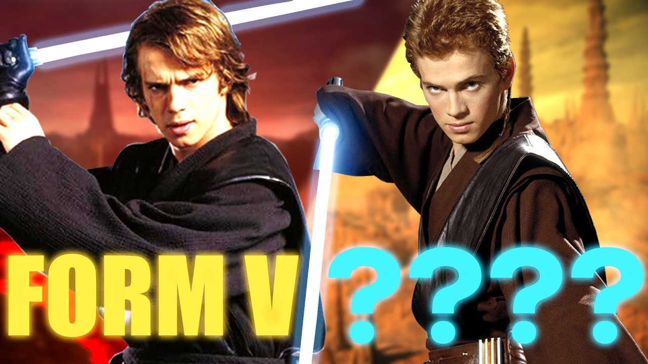 EVERY lightsaber form ANAKIN used across the years