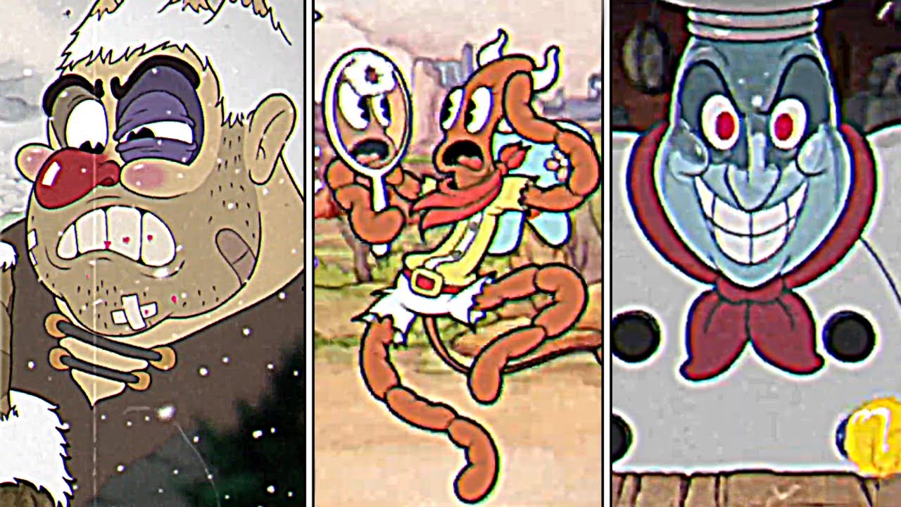 Cuphead DLC - All Boss Transformations & Phases