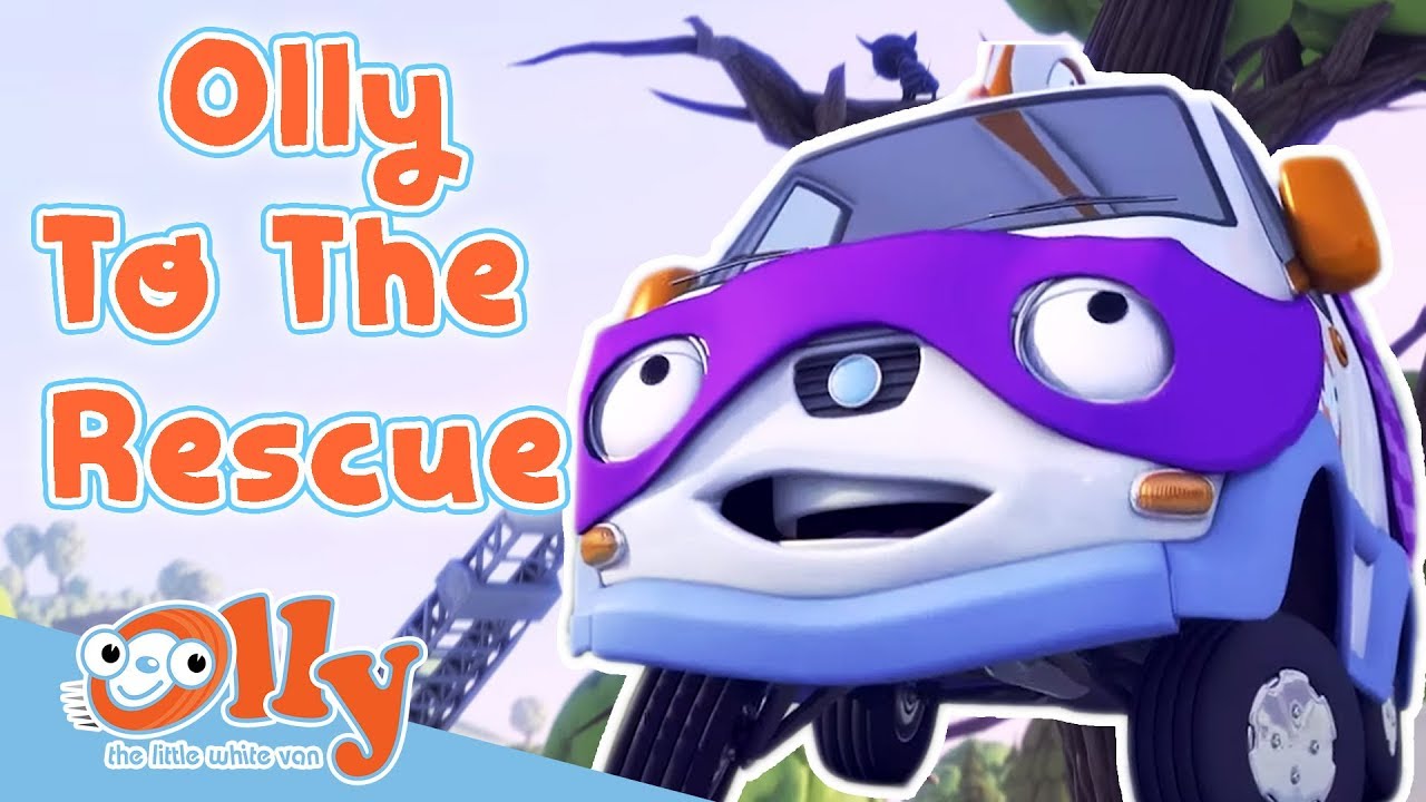 Cars for Kids - Heroic Olly to the Rescue | Transport for Kids | Olly the Little White Van