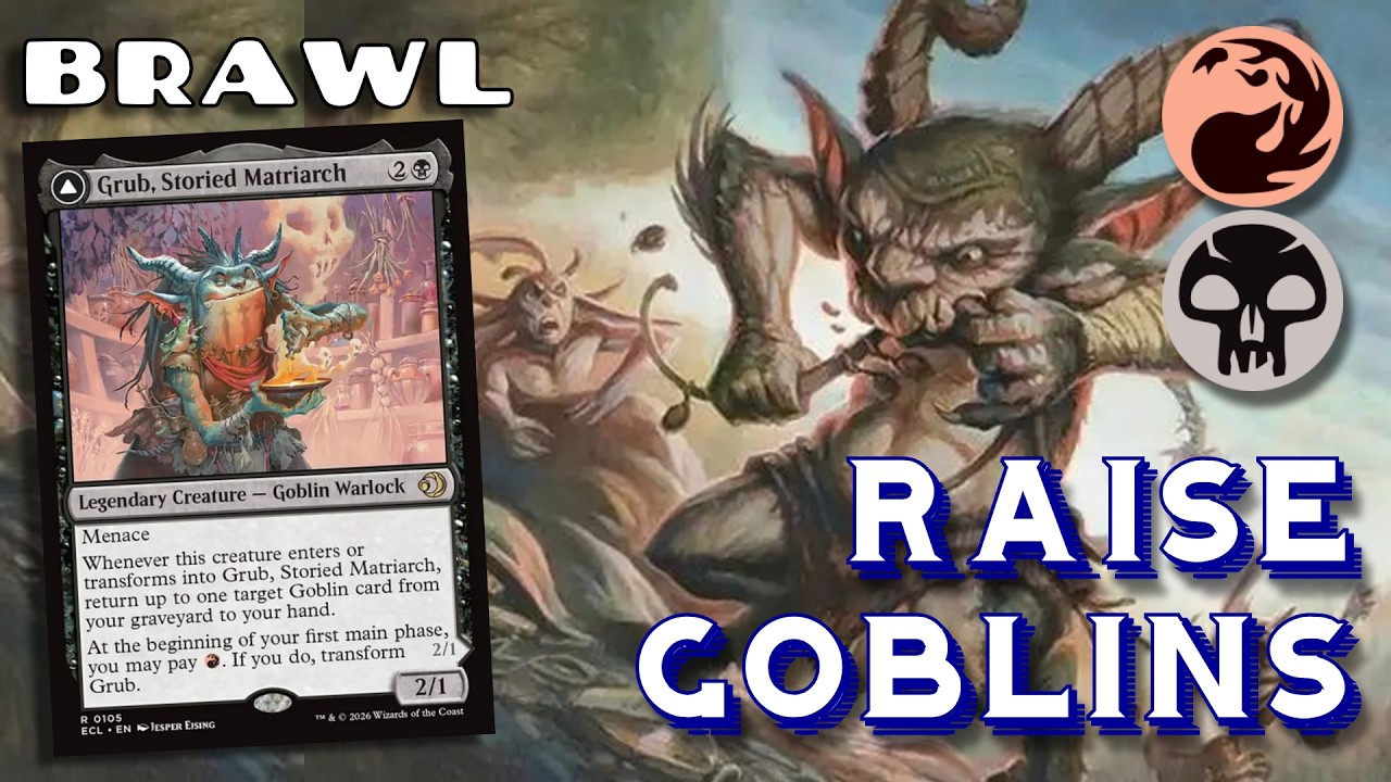 Bringing Back Goblins -  Grub Storied Matriarch / Grub Notorious Auntie - Brawl MTG Arena Gameplay