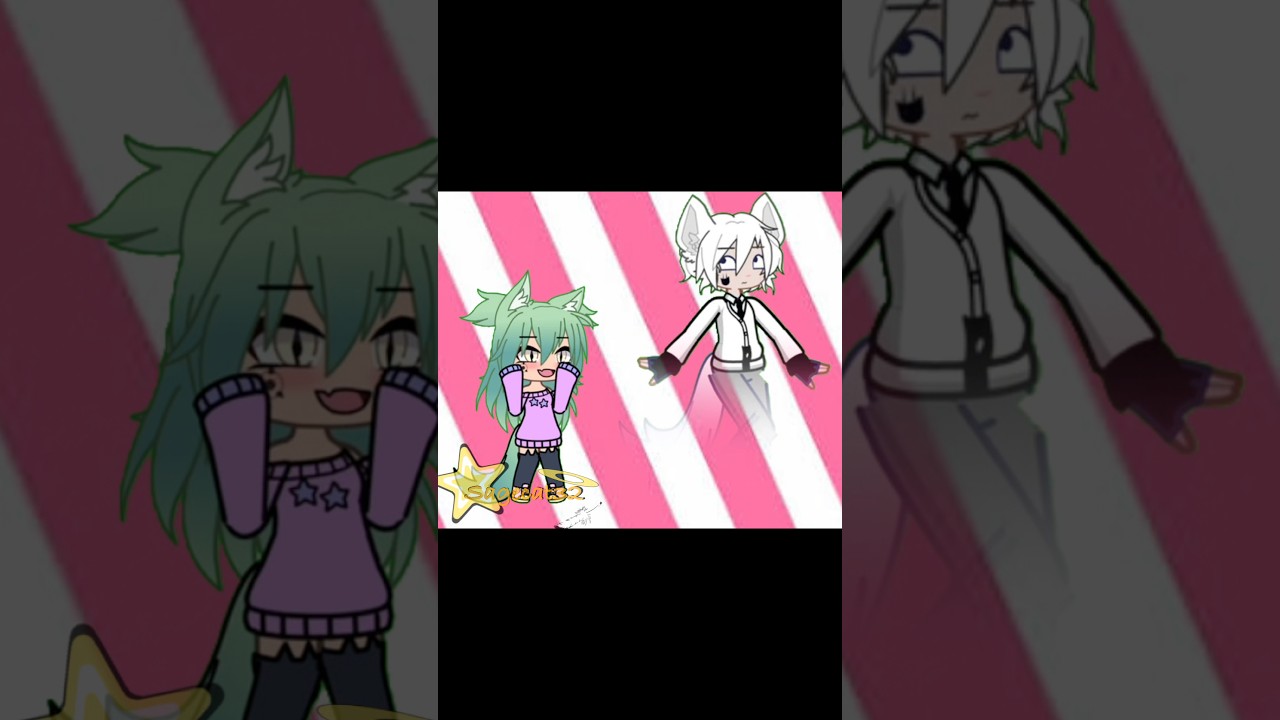 Ari and Arctic :3 credits to hymnuslop on TikTok #gacha #gachalife #gachalife2 #tweening #tween