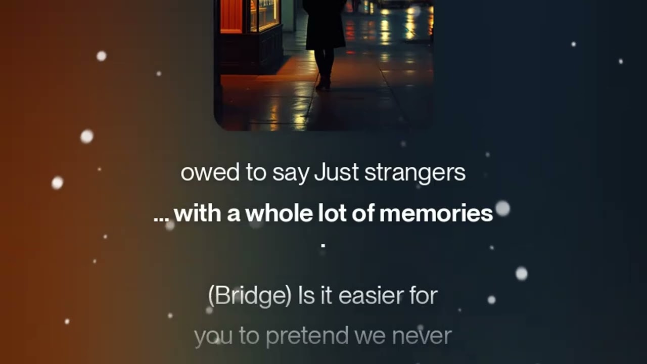 Strangers with Memories Audio Music