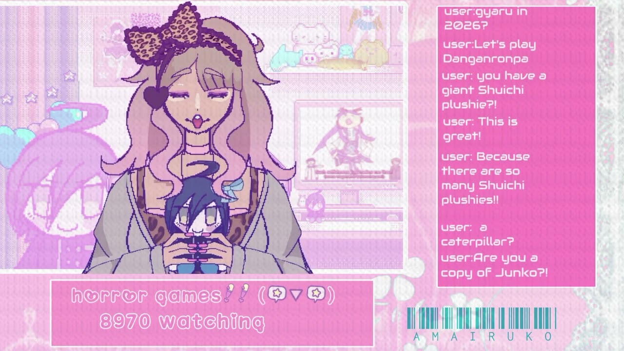 internet girl^⁠_⁠^//ft: amai ruko 🎀//#oc #danganronpa #art #trend #silly 