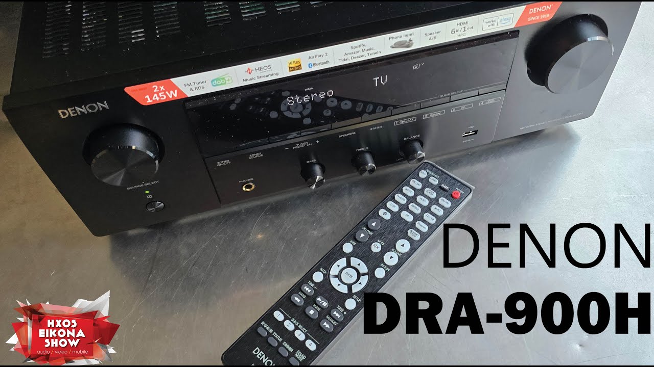 Denon DRA-900H stereo receiver with 6 HDMI inputs | under the hood