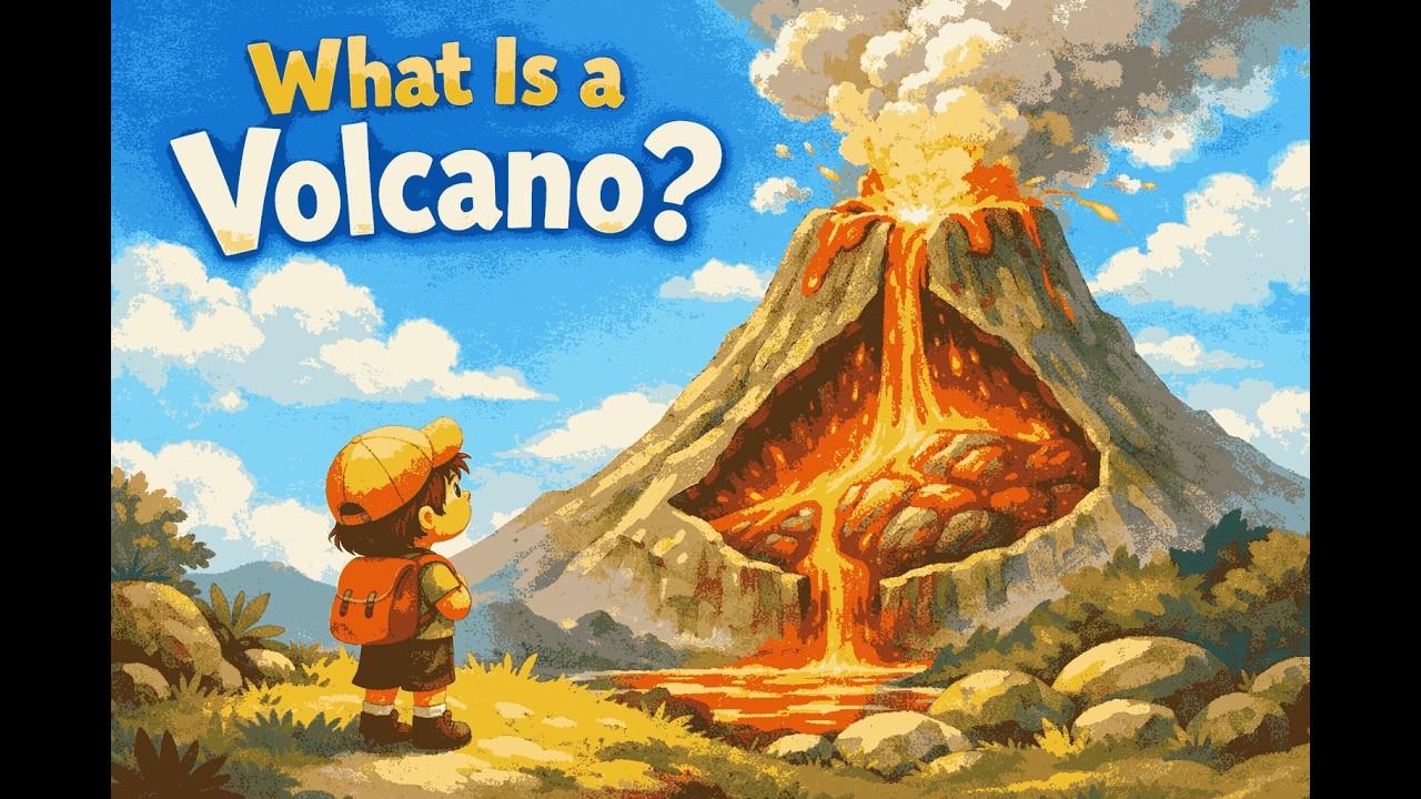 What Is a Volcano? 🌋 | Inside a Volcano for Kids