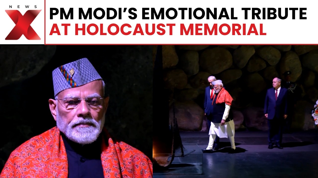 PM Modi Pays Tribute at Yad Vashem, Netanyahu Joins in Solemn Jerusalem Visit | NewsX