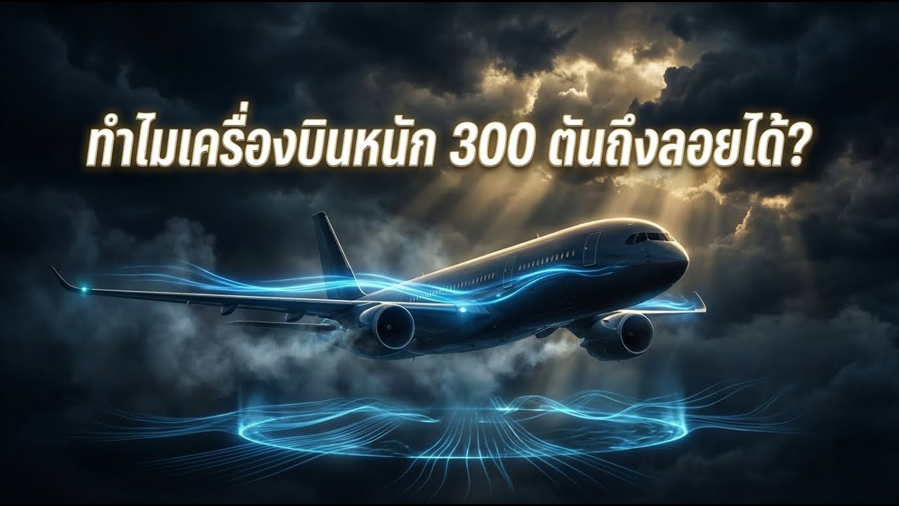 ทำไมเครื่องบินหนัก 300 ตันถึงลอยได้? คำตอบที่คุณคิดผิดมาตลอด! | ปริศนารอบตัว
