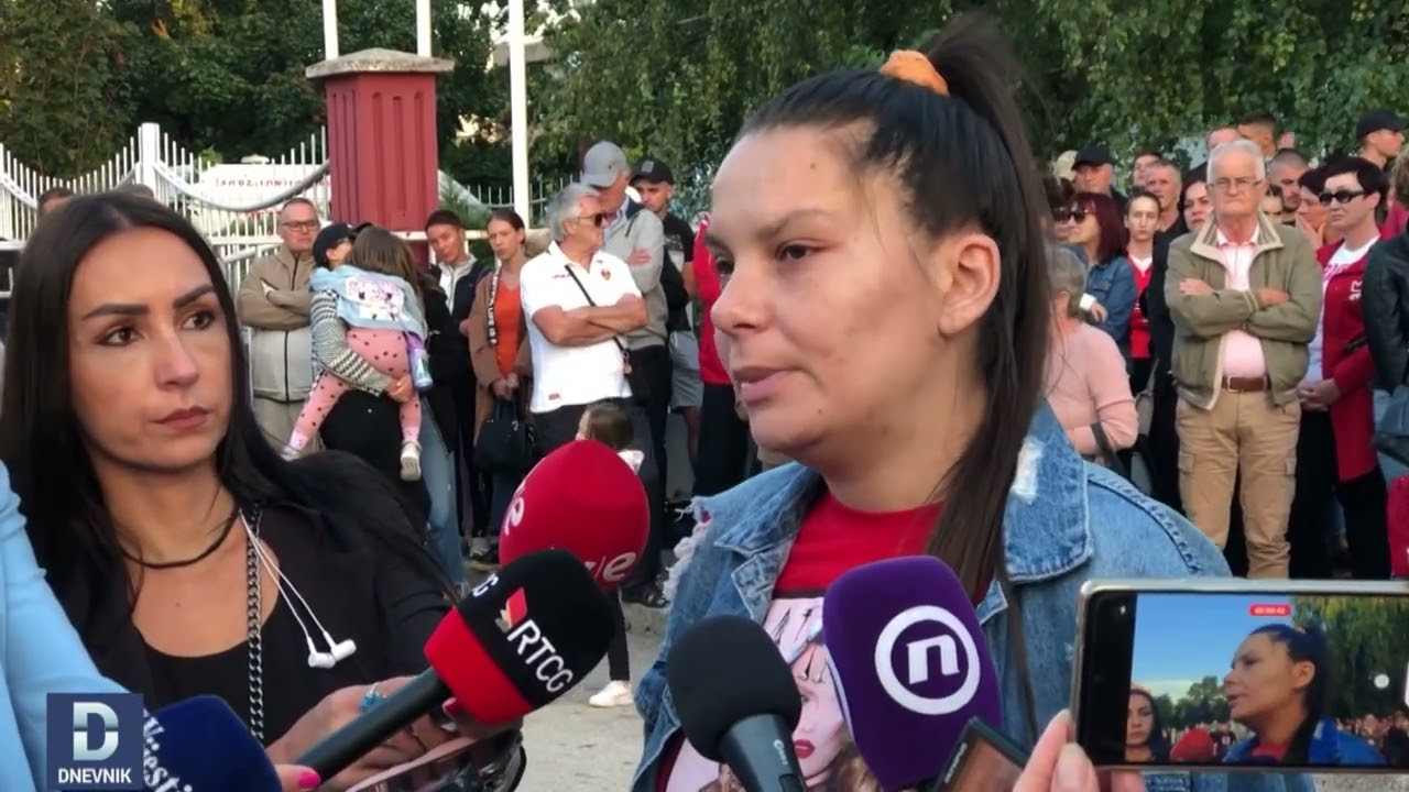 DNEVNIK: Incident u Nikšiću na protestu zbog smrti bebe