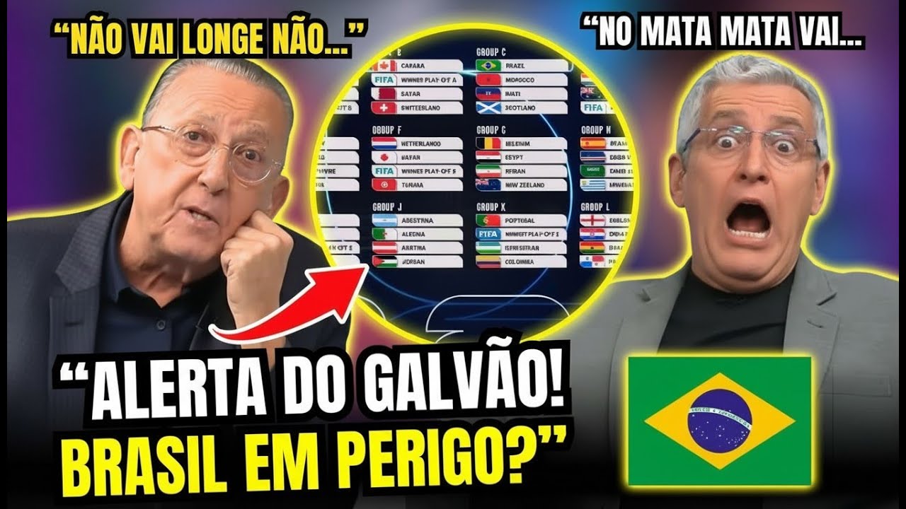 🚨ALERTA TOTAL! Galvão Bueno avisa ao Brasil sobre a Copa de 2026…