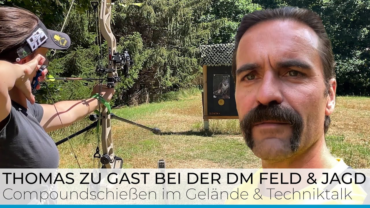 Compoundbogen schießen im Gelände: Tierbildrunde & Technik Talk auf der DM Feld & Jagd DFBV