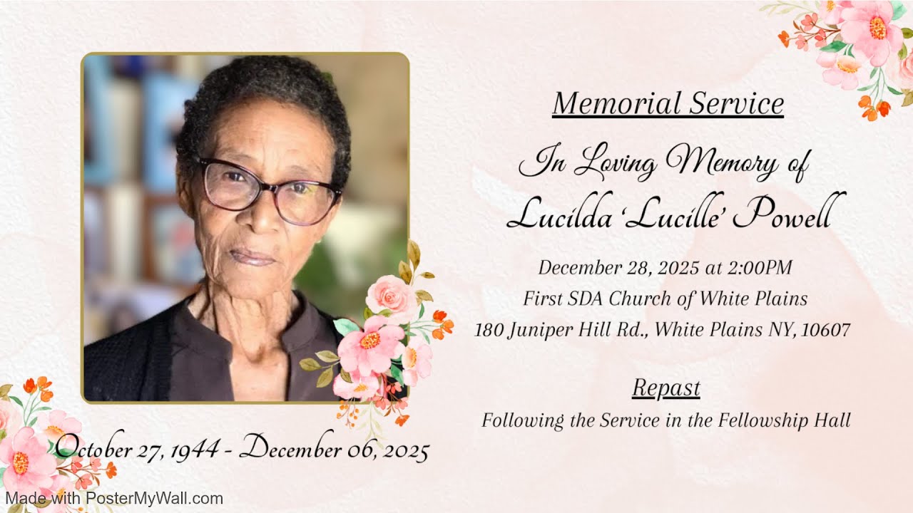 FWPCenter - Memorial Service for Lucilda Powell - December 28, 2025