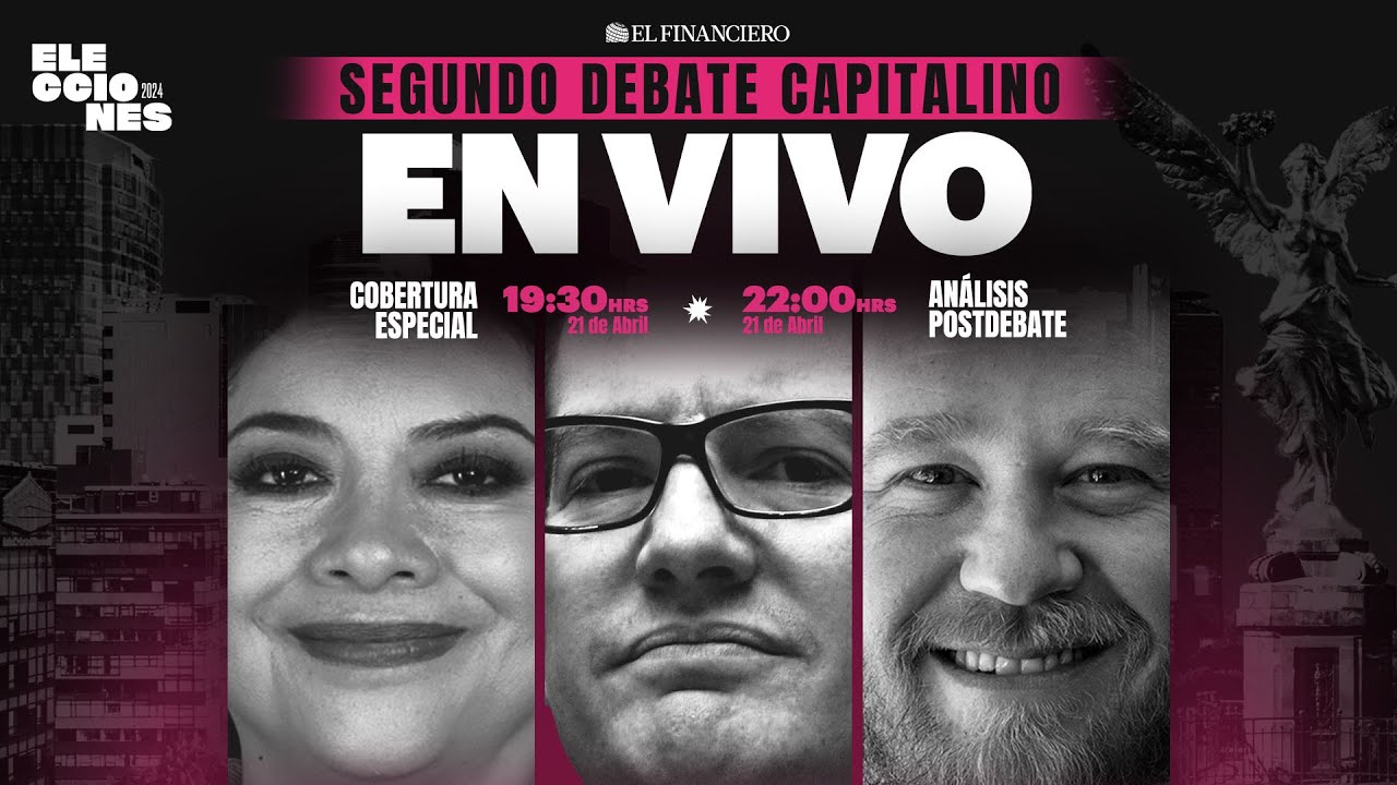 Segundo debate CAPITALINO entre Brugada, Chertorivski y Taboada