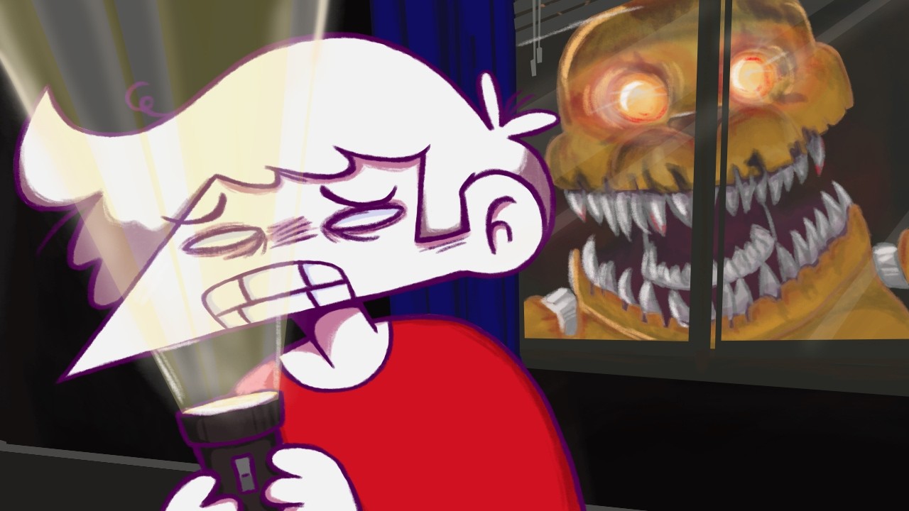 ME CUALIARON EN MI CUARTO FNAF | The Glitched Attraction